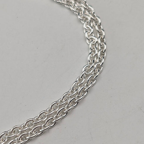 1977 British pure silver jubilee ingot pendant, 32g, with pure silver necklace, AJCo